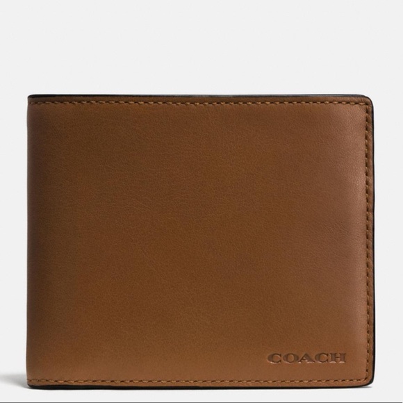 Coach Leather Compact ID Wallet - Picture 2 of 9